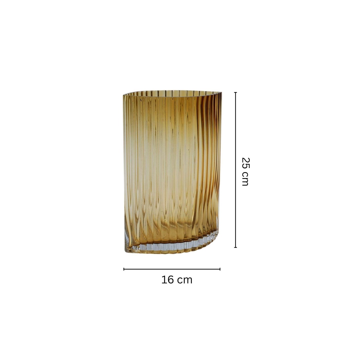 Ribbed Noir Amber