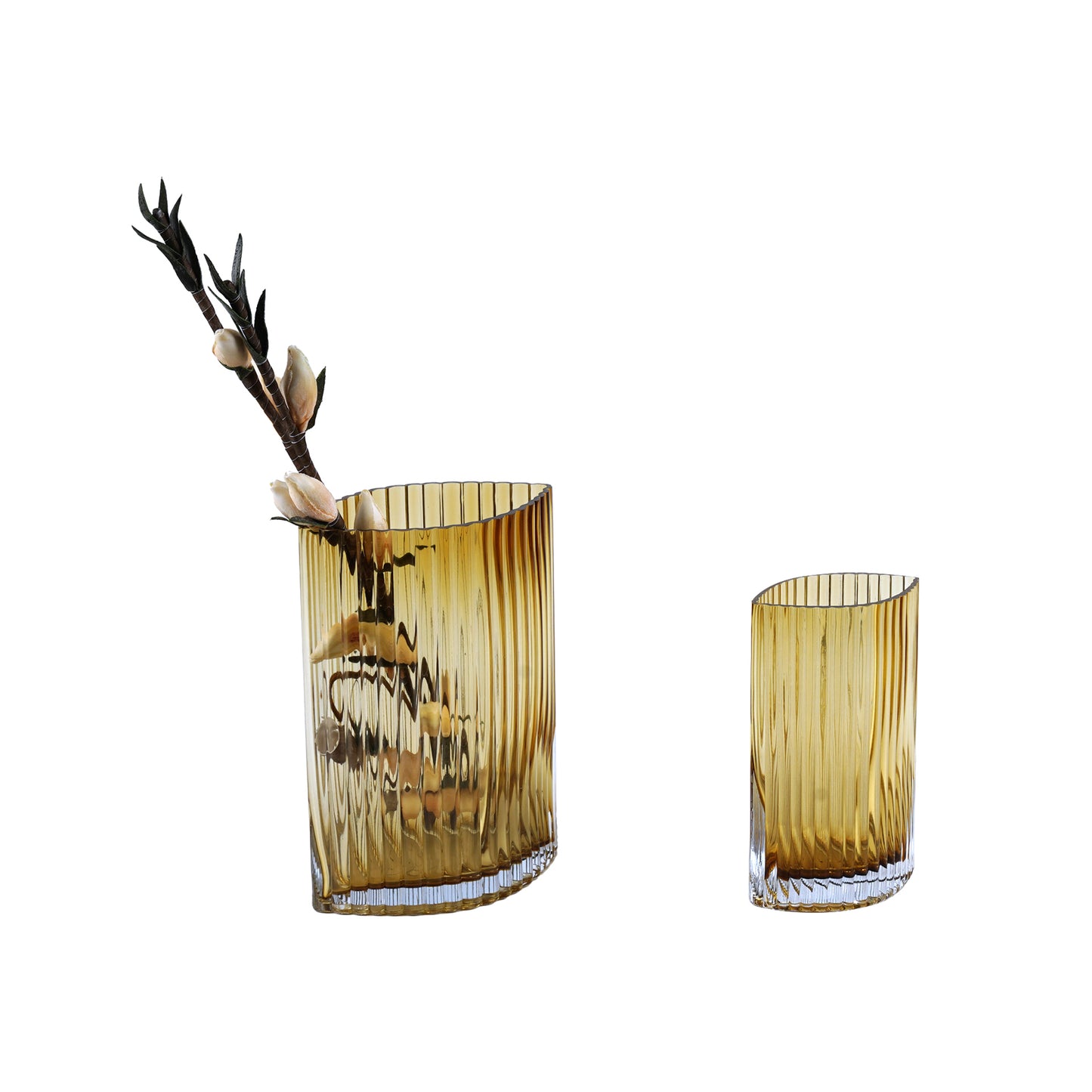Ribbed Noir Amber