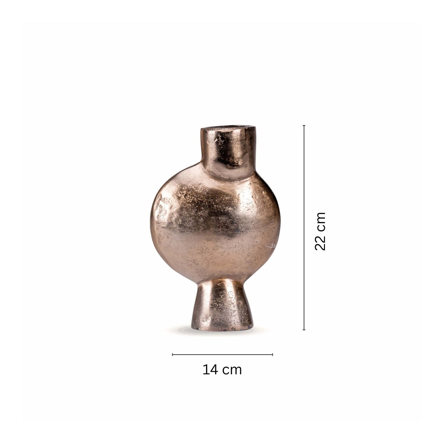 Lune Metallic Vases