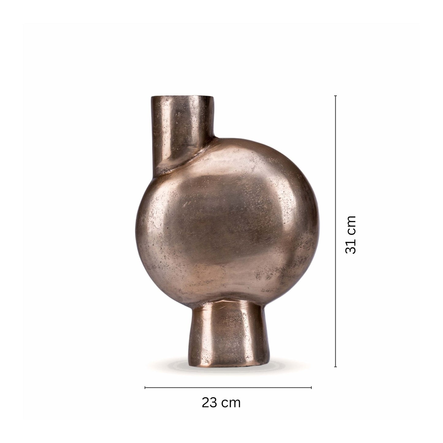 Lune Metallic Vases
