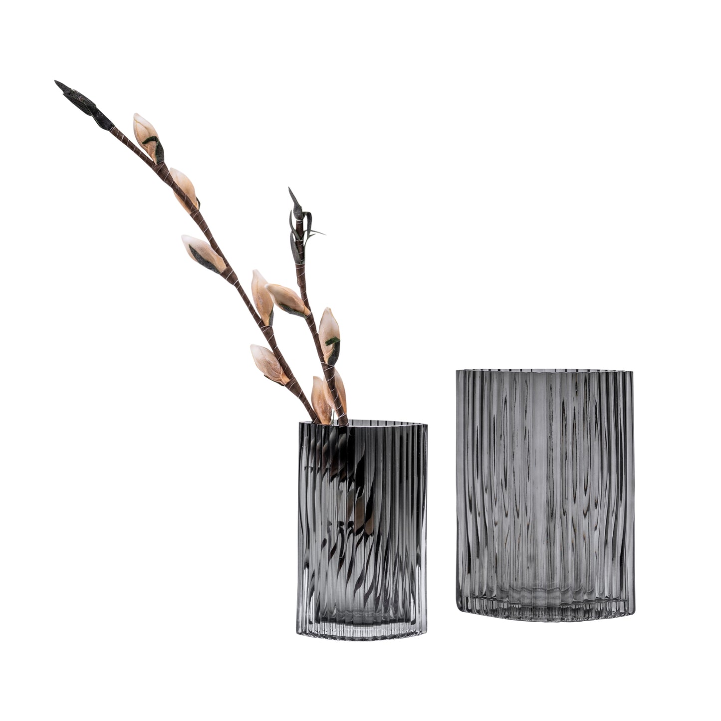 Ribbed Noir Black