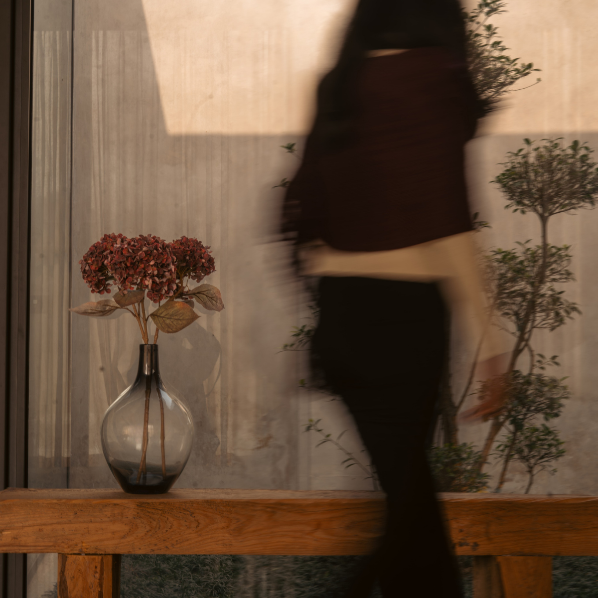 Antique Hydrangea Stem