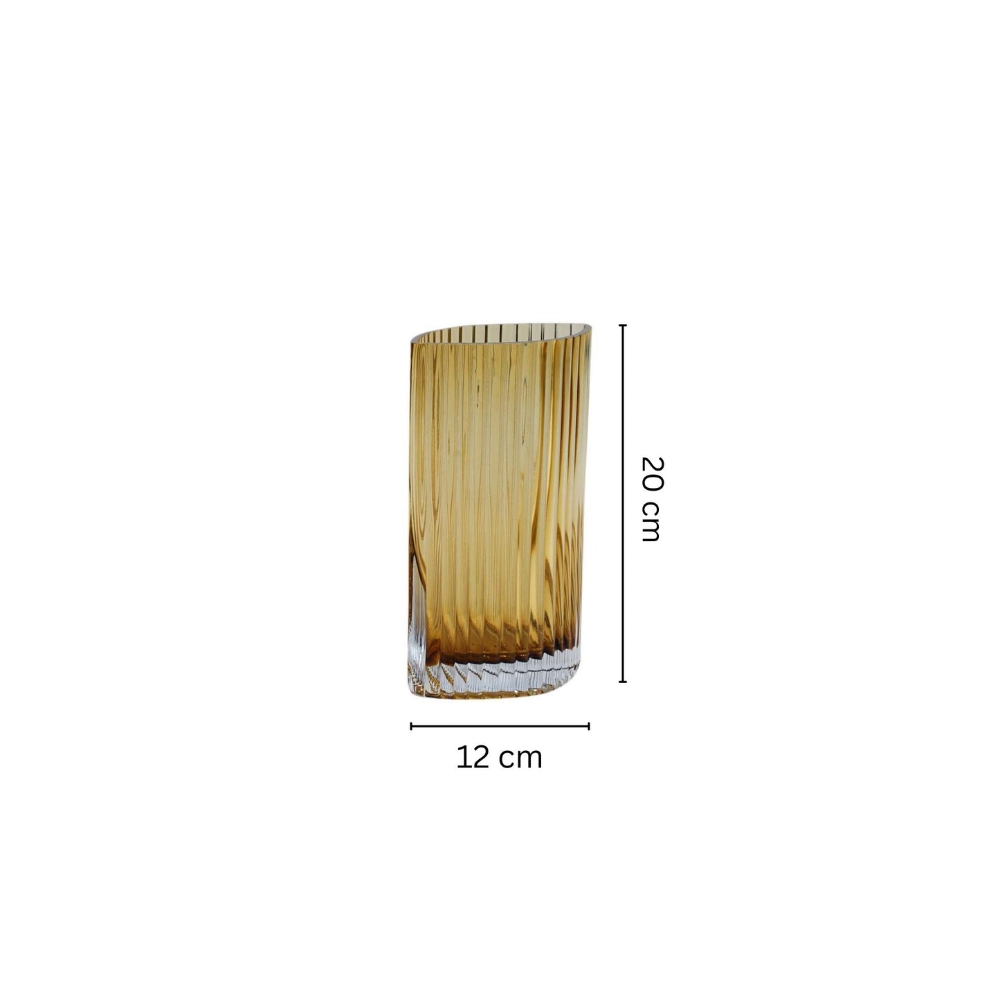 Ribbed Noir Amber