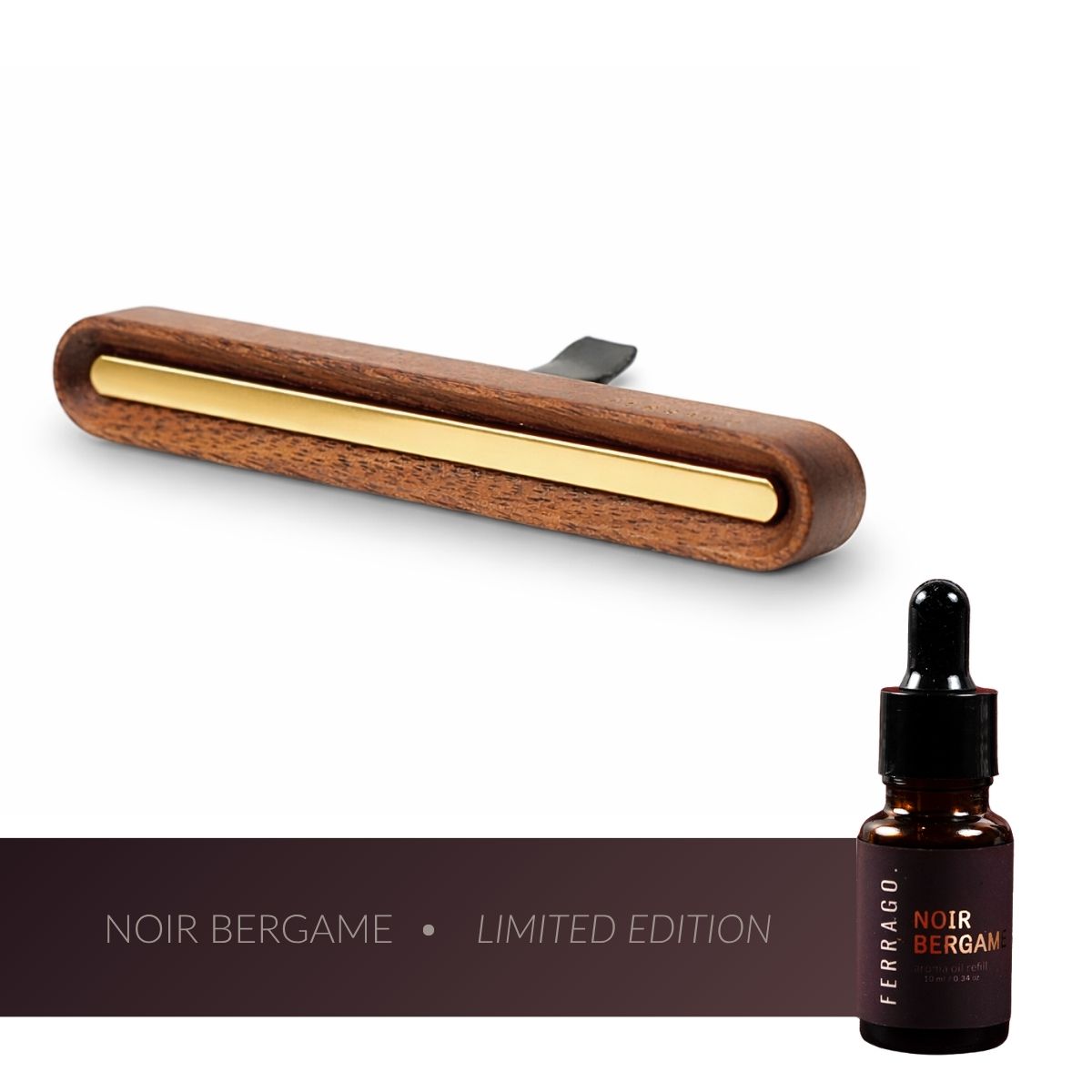 Streamline Car Diffuser- Noir Bergame (Limited Edition)