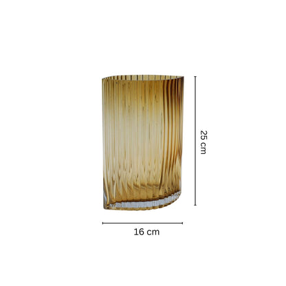 Ribbed Noir Amber