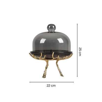 Luster Enchante Dome Platter