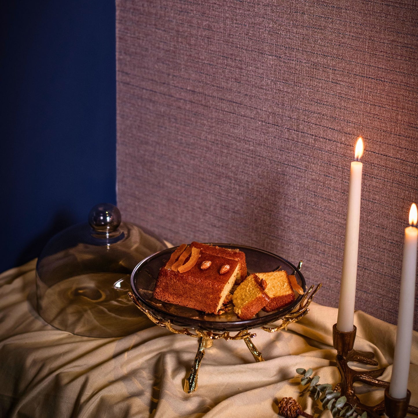 Luster Enchante Dome Platter