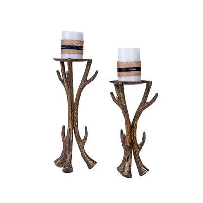 Forest Crest Candle Stand