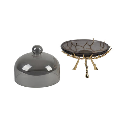 Luster Enchante Dome Platter