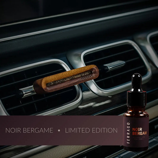 Groove Car Diffuser- Noir Bergame (Limited Edition)