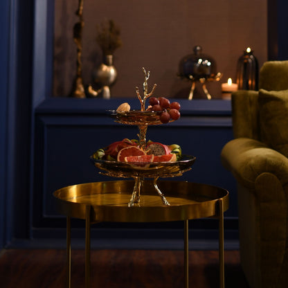 Opulent Radiance Tiered Tray