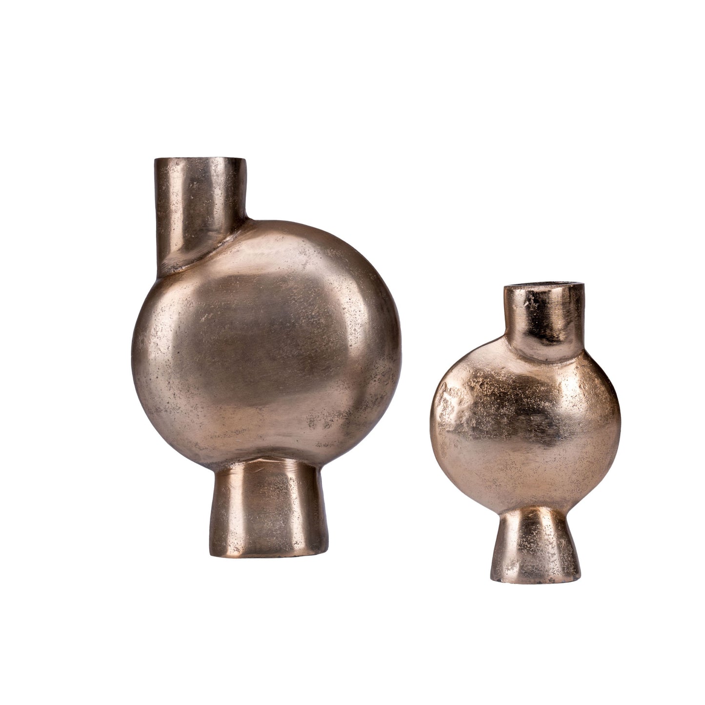 Lune Metallic Vases
