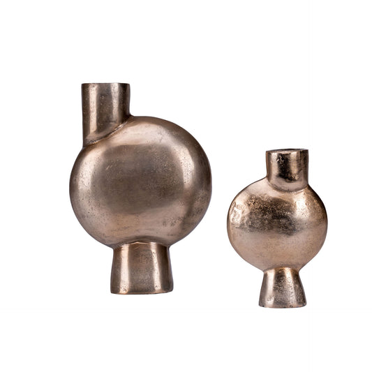 Lune Metallic Vases