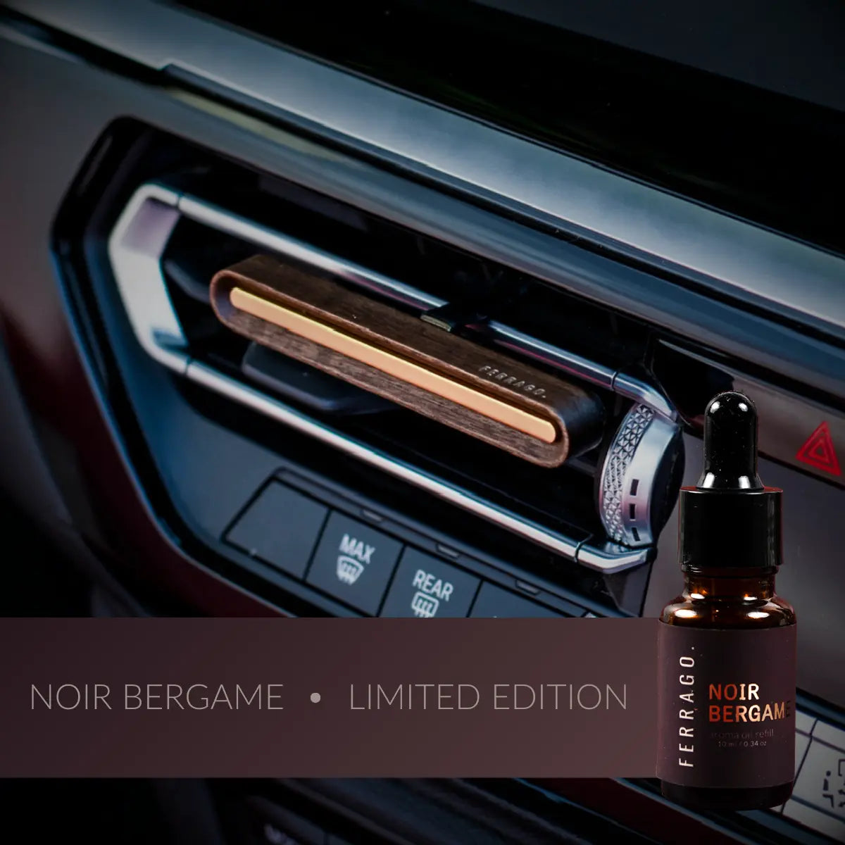 Streamline Car Diffuser- Noir Bergame (Limited Edition)