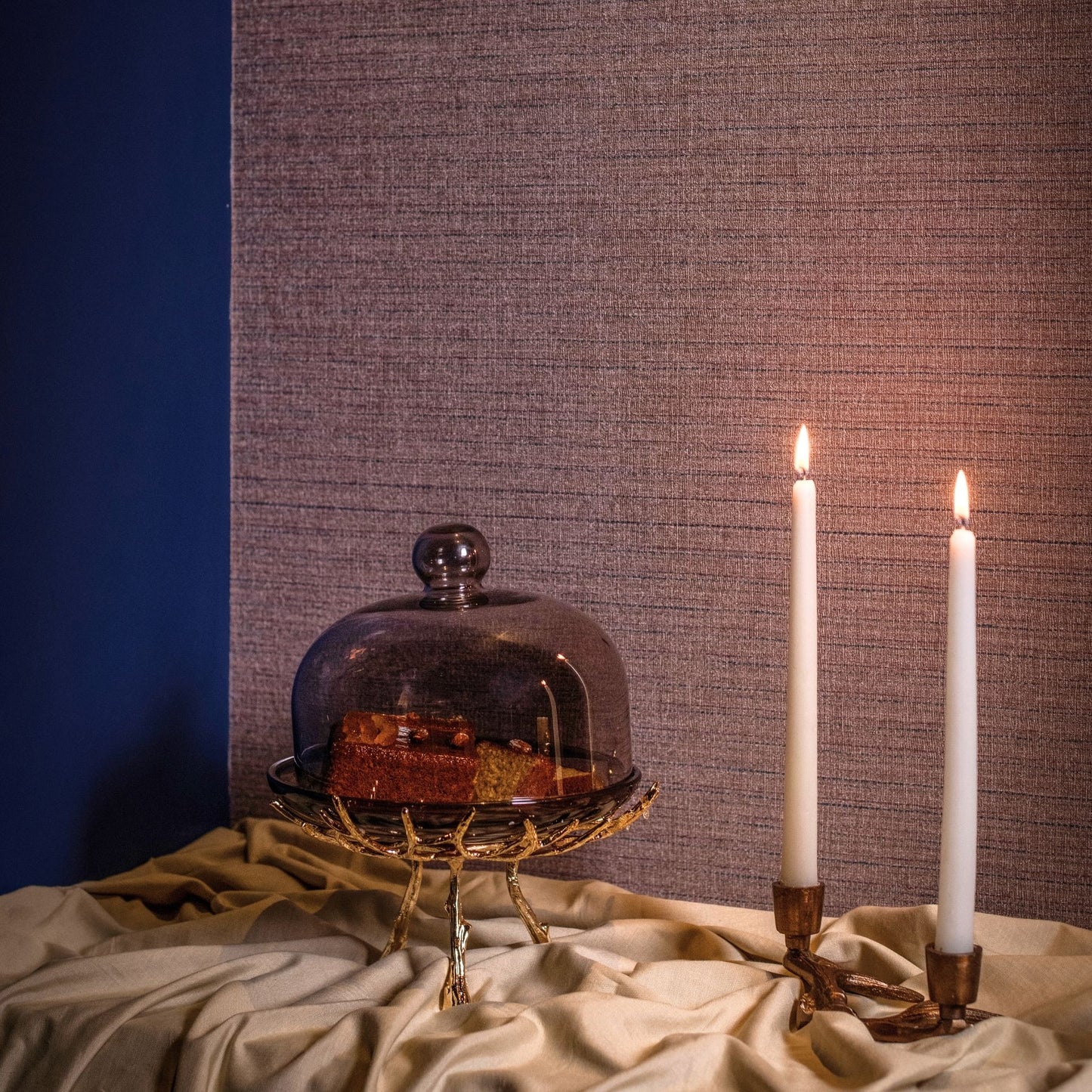 Luster Enchante Dome Platter