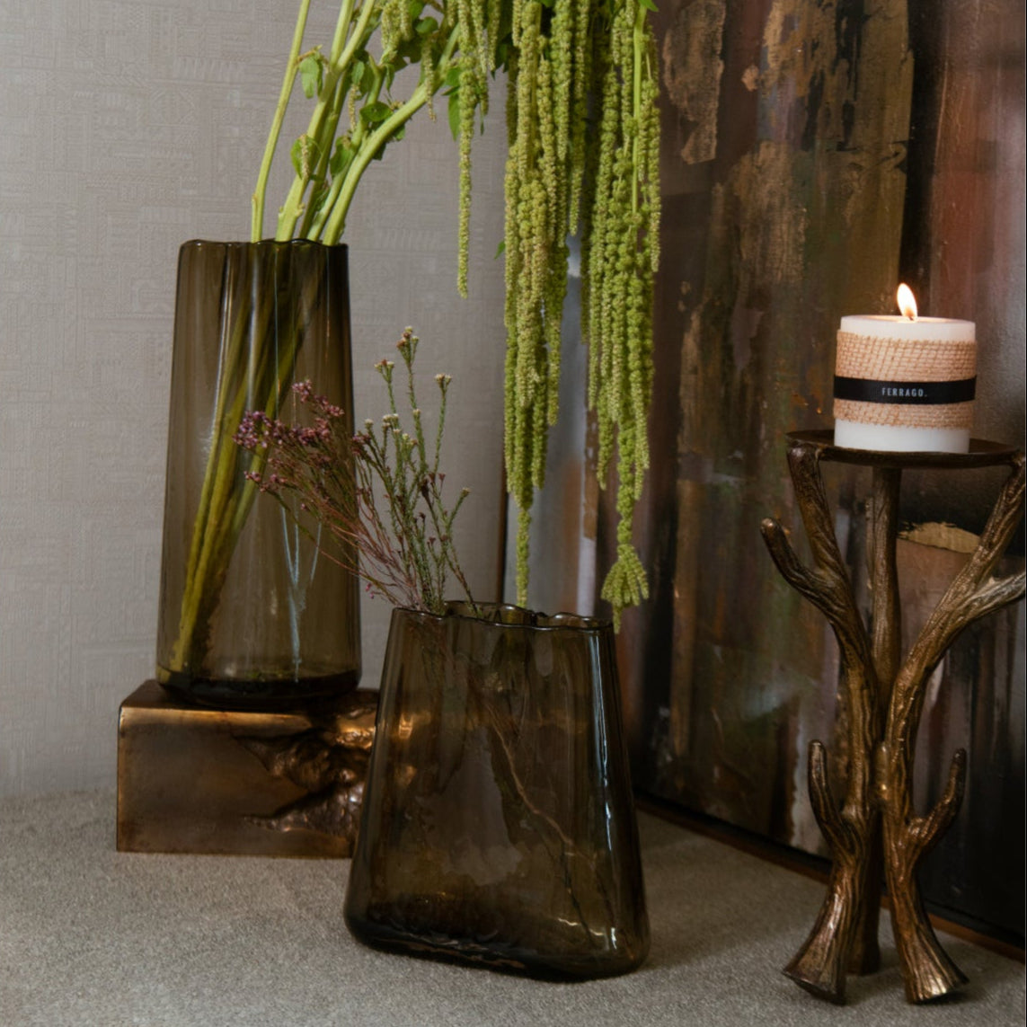 Forest Crest Candle Stand