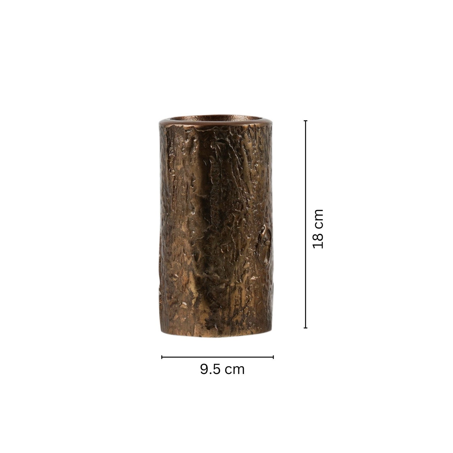 Lustre Log Candle Stand