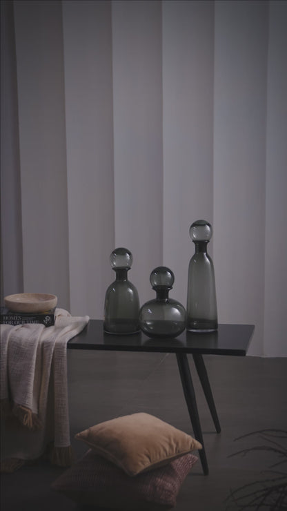 Smoke Grey Elegance Trio