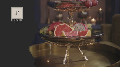 Opulent Radiance Tiered Tray