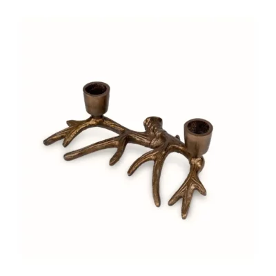 Rustic Antler Candle Stand